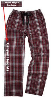 Youth Flannel Pant, Garnet/Black